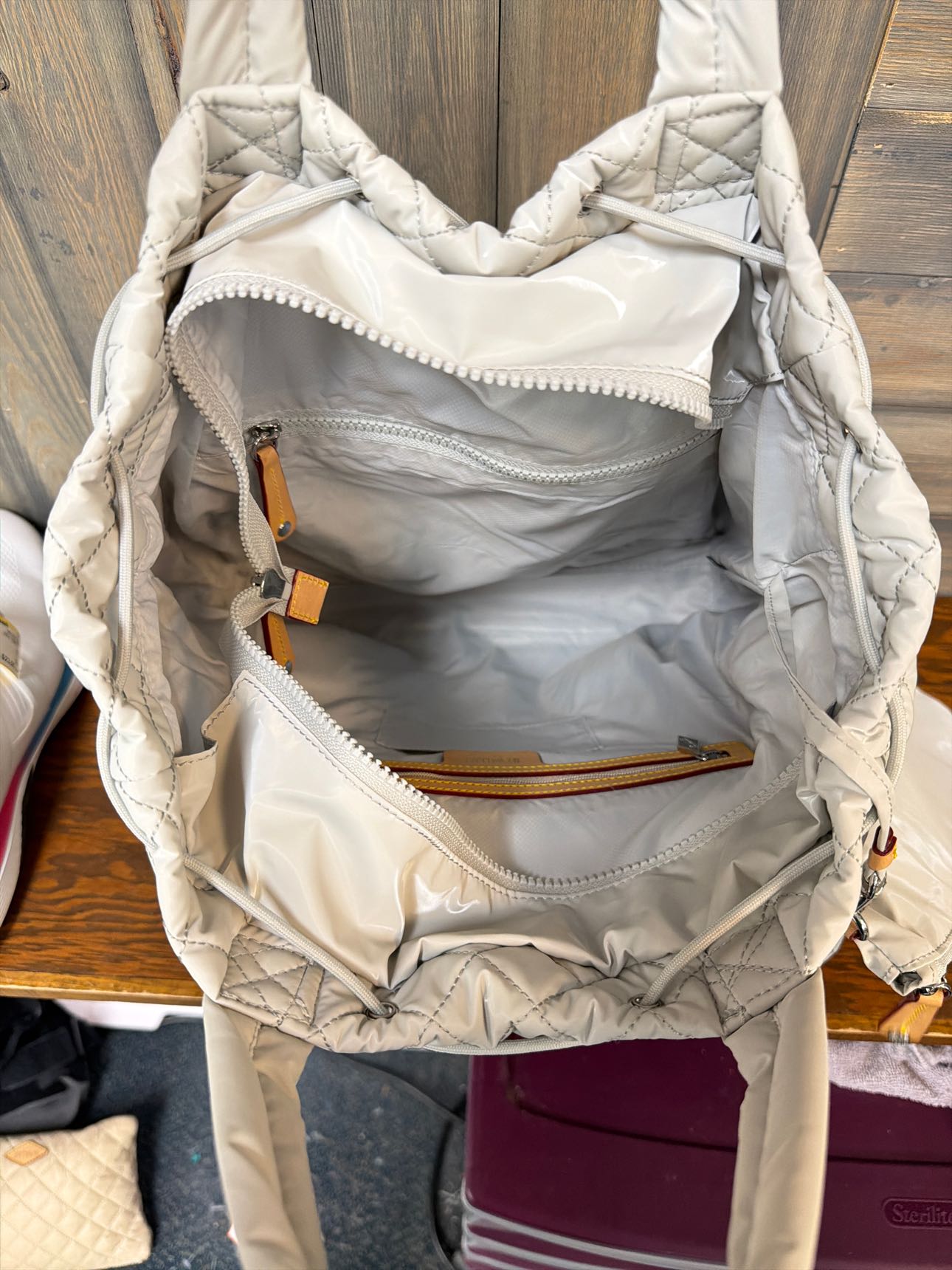 Women's Size X MZ Wallace Gray Backpack