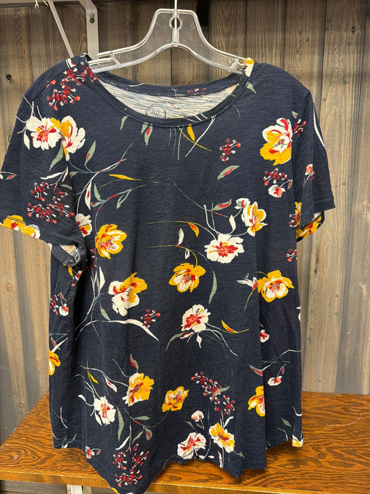 Women's Size Large Maurices Navy Top