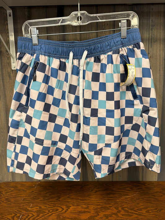 Men's Size 34 Blue Swim Trunks