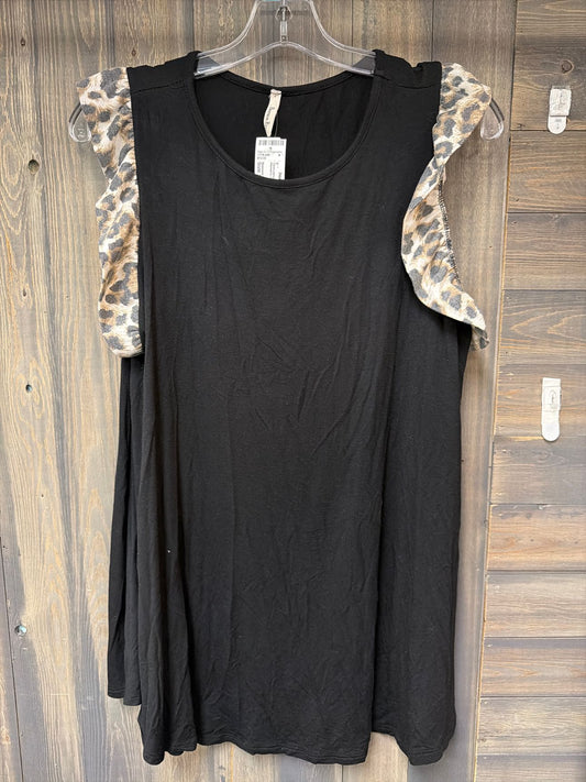 Women's Size XL Beesoon River Black Sleeveless