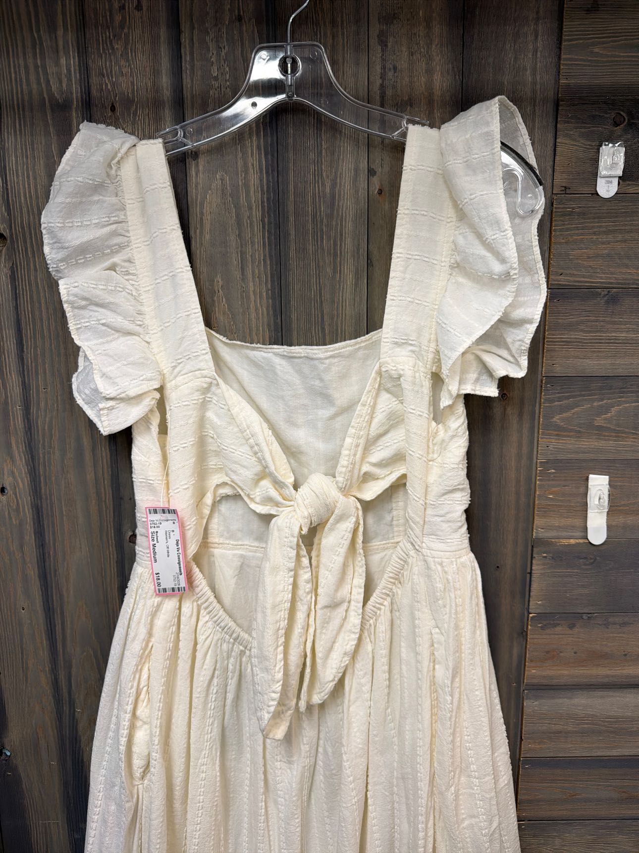 Women's Size Medium Madwell Off White Dress