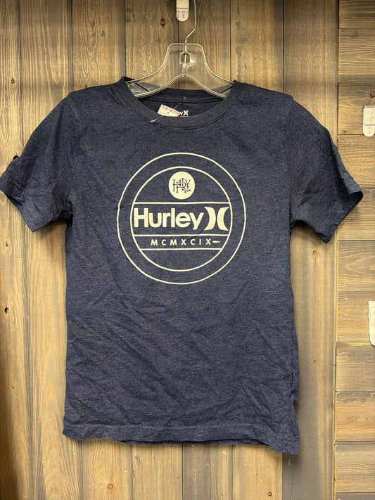 Boy's Size 10/12 Hurley Blue Short Sleve