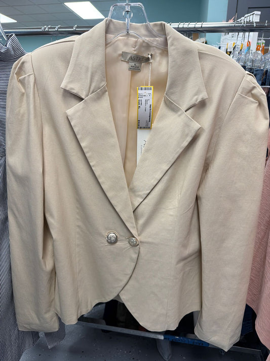 Women's Size XL ASTRID Cream Blazer