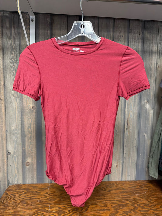 Junior's Size Small Aerie Burgundy Bodysuit