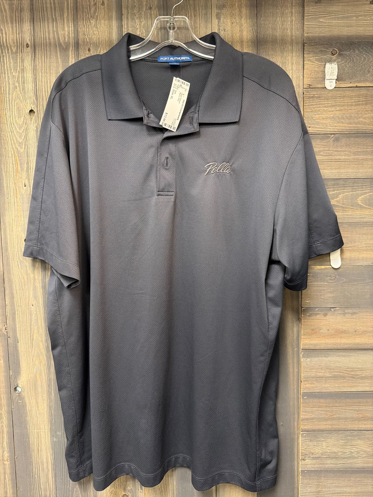 Men's Size XL Pella Gray Short Sleeve