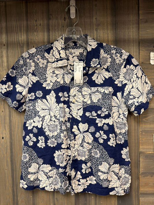 Boy's Size 10 crewcuts Navy Short Sleve