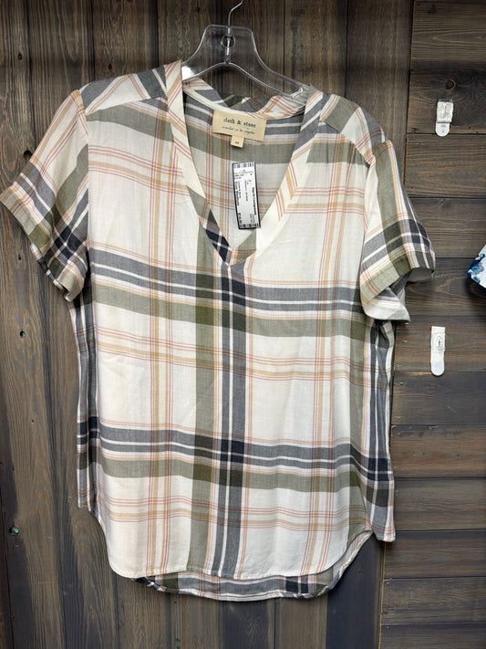 Women's Size Medium Clothe & Stone Off White Top