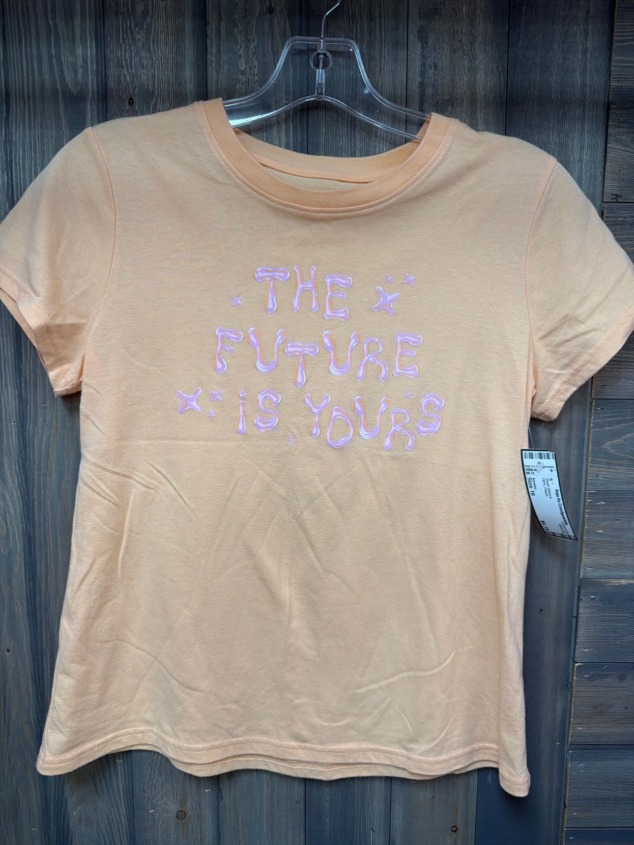 Girl's Size 16 Xersion Peach Short Sleeve