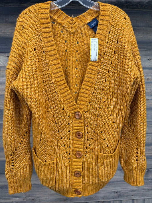 Women's Size Large daytrip Mustard Cardigan