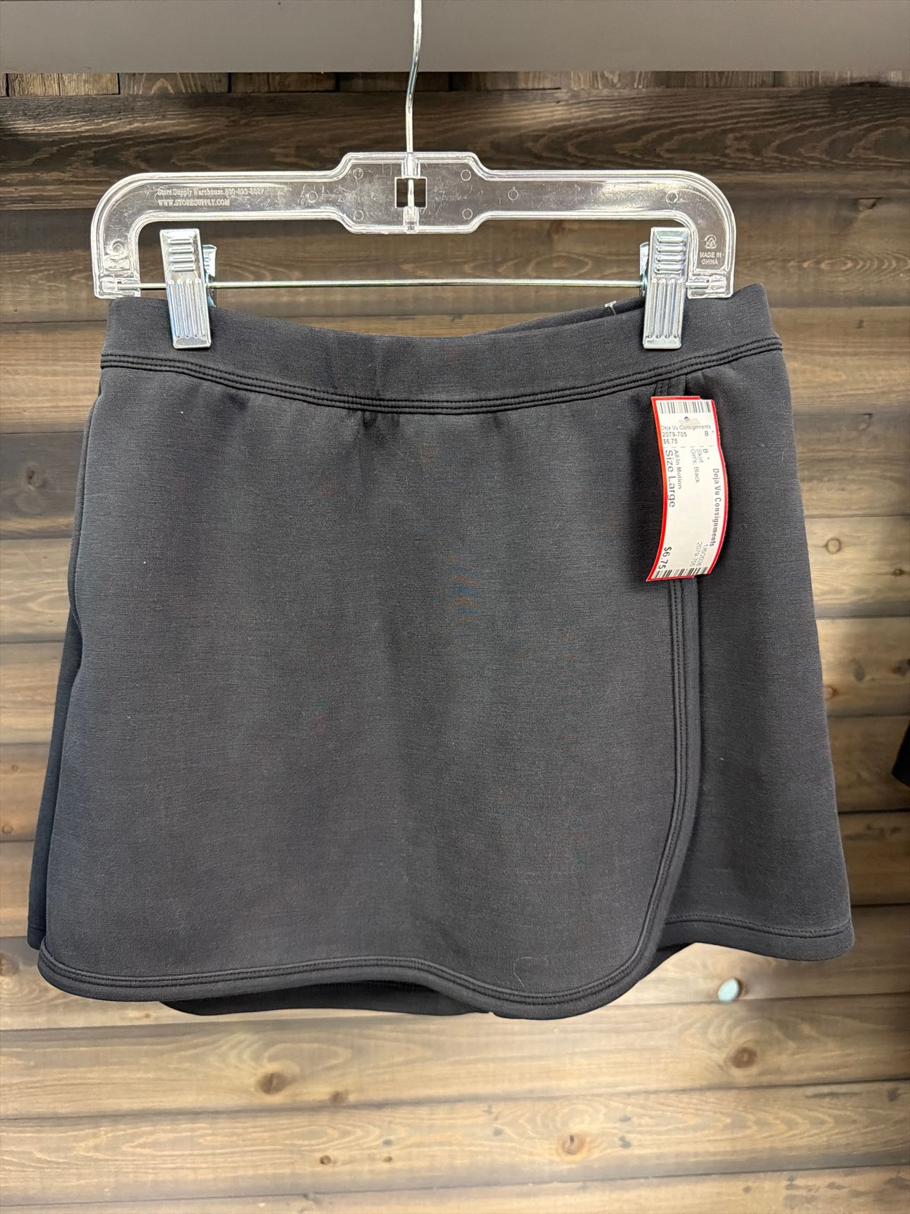 Girl's Size Large All In Motion Black Skirt