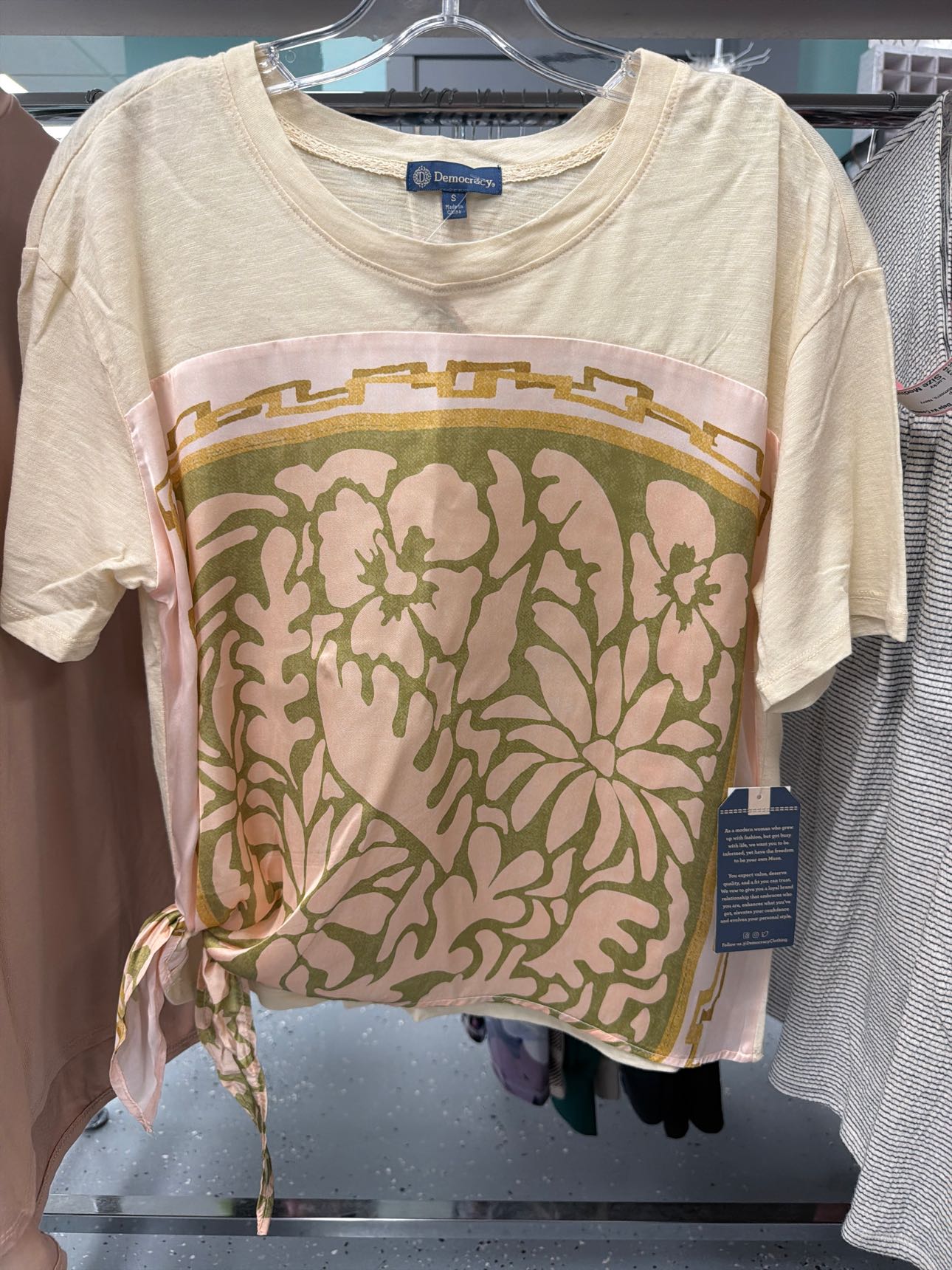 Women's Size Small Democracy Butter Top