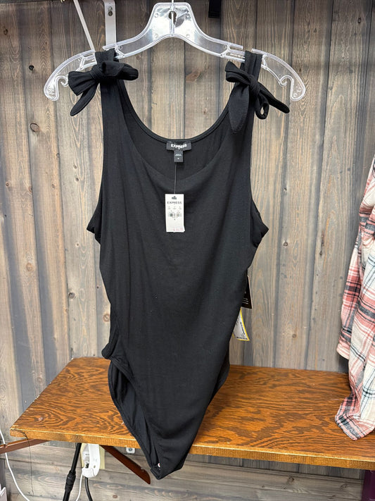 Women's Size Medium Express Black Bodysuit