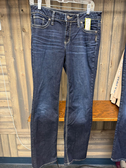 Women's Size 30 Silver Denim Jeans