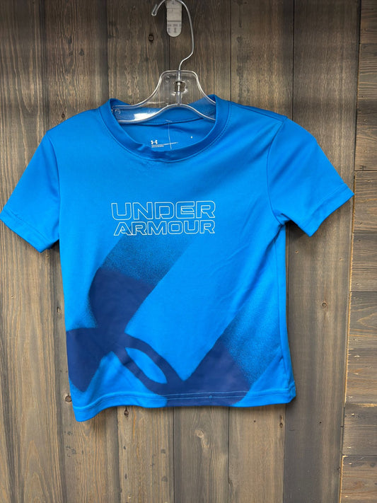 Boy's Size 4 Under Armour Blue Short Sleve