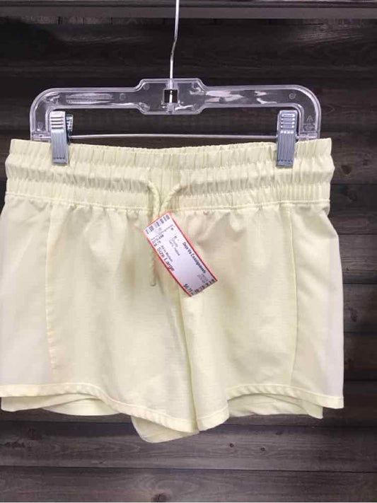 Girl's Size Large All In Motion Yellow Shorts