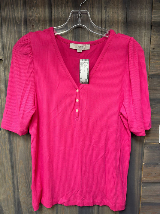 Women's Size Large Loft Pink Top