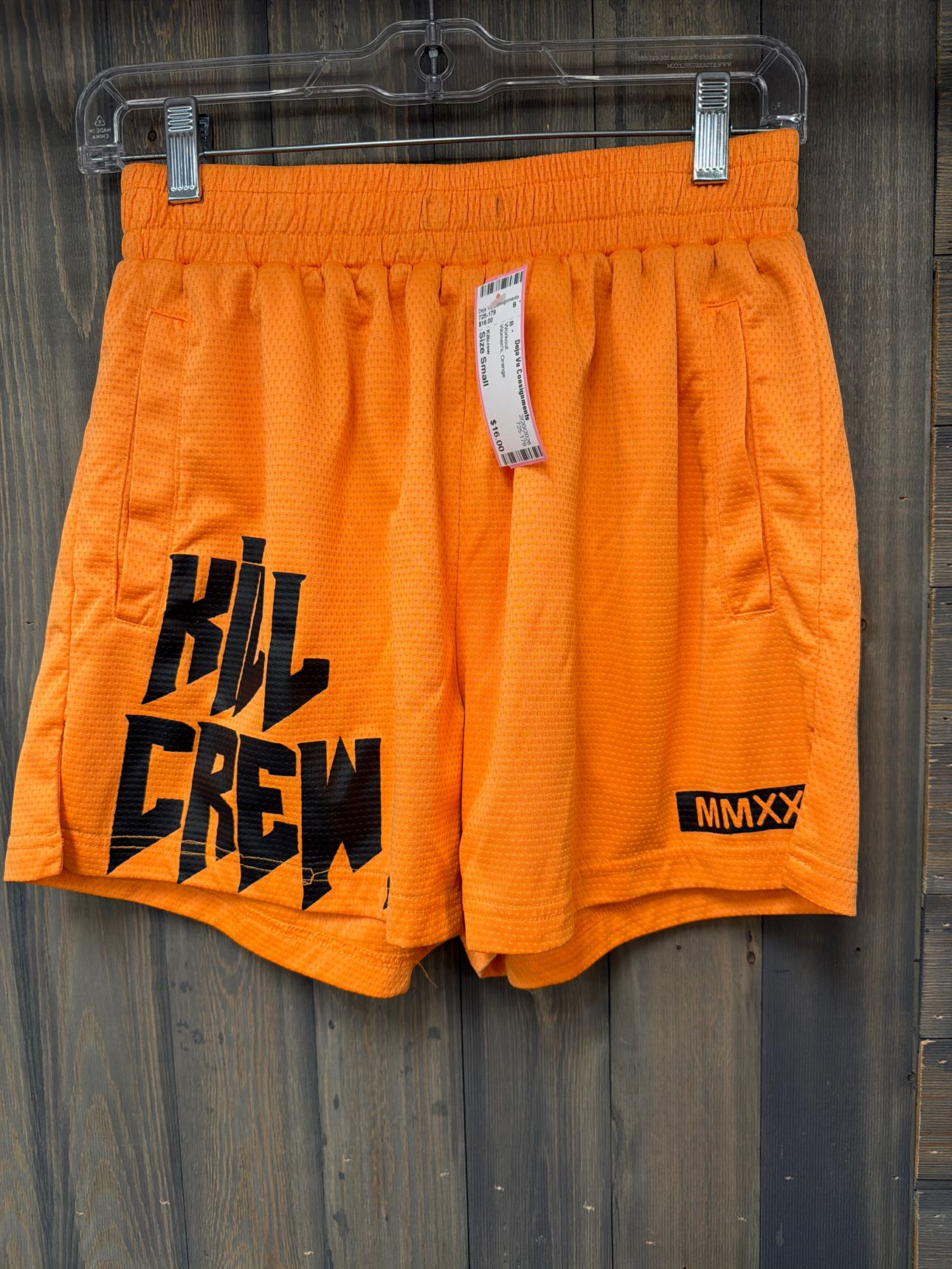Women's Size Small Killcrew Orange Workout
