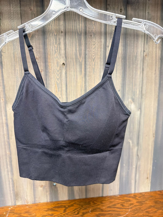 Women's Size Large All In Motion Black Workout Top