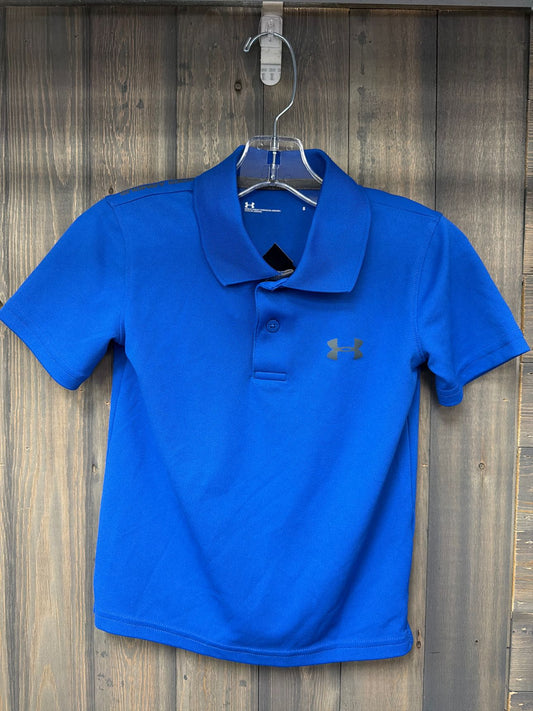 Boy's Size 5 Under Armour Blue Short Sleve