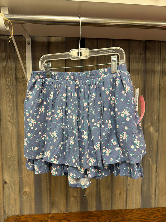 Girl's Size Large Old Navy Blue Skirt