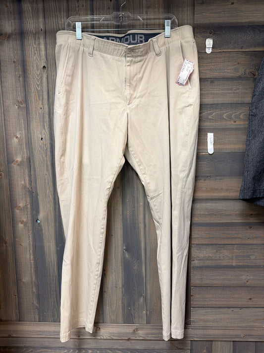 Men's Size 38x32 Under Armour Khaki Dress Pants