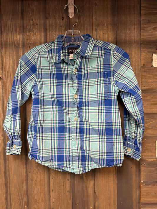 Boy's Size 5T Childrens Place Blue Long Sleeve