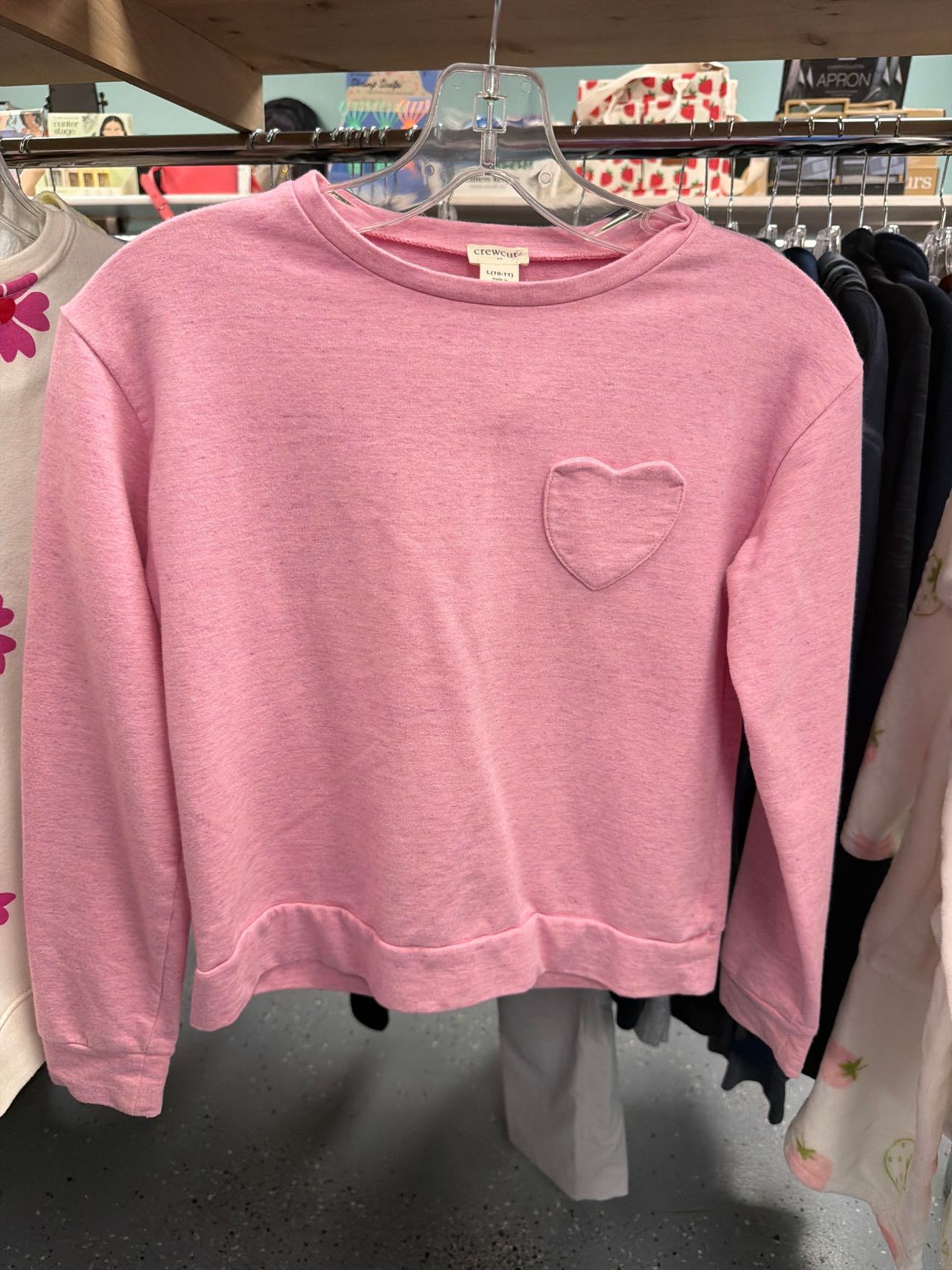 Girl's Size Large crewcuts Pink Sweatshirt