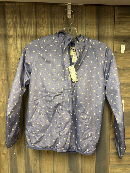 Girl's Size 10 Osh Kosh Blue Rain Jacket