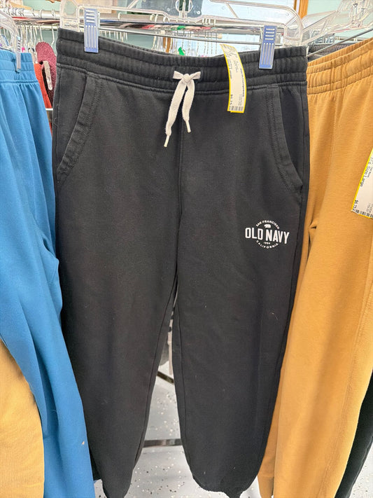 Boy's Size Large Old Navy Black Joggers
