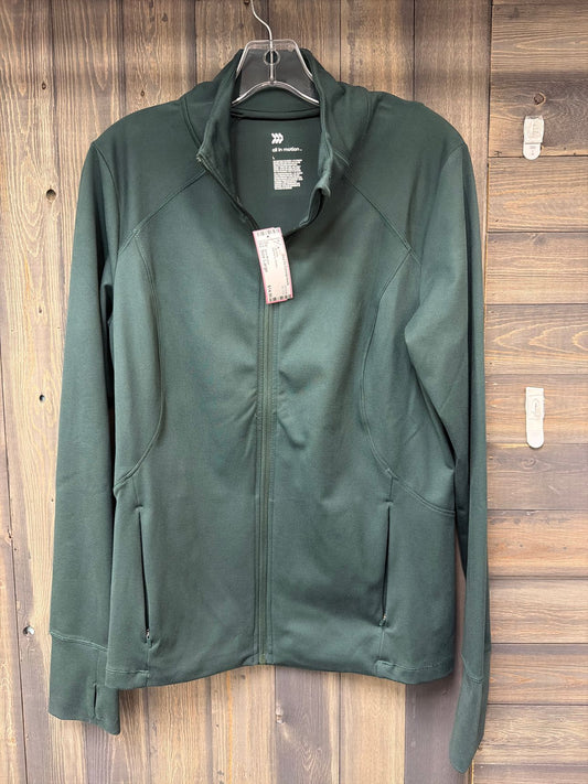 Women's Size Large All In Motion Green Jackets