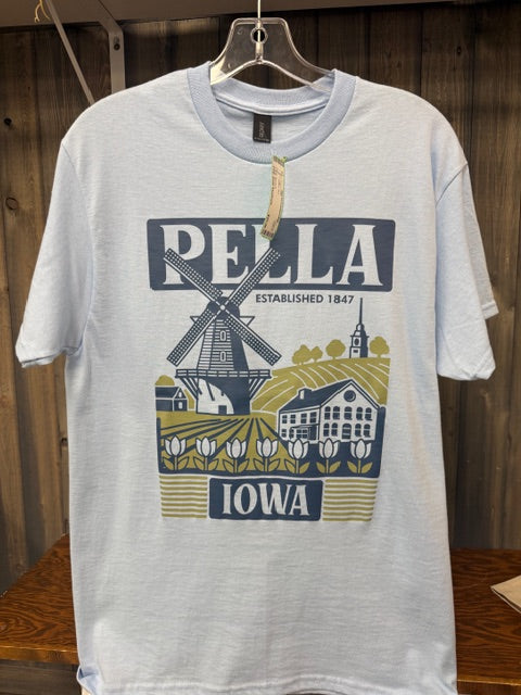 Unisex Size Medium Windmill Blue Windmill