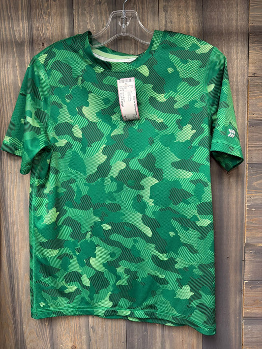 Boy's Size Large All In Motion Green Short Sleve