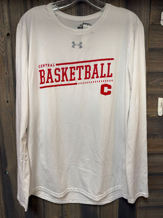 Men's Size Small Central White Long Sleeve