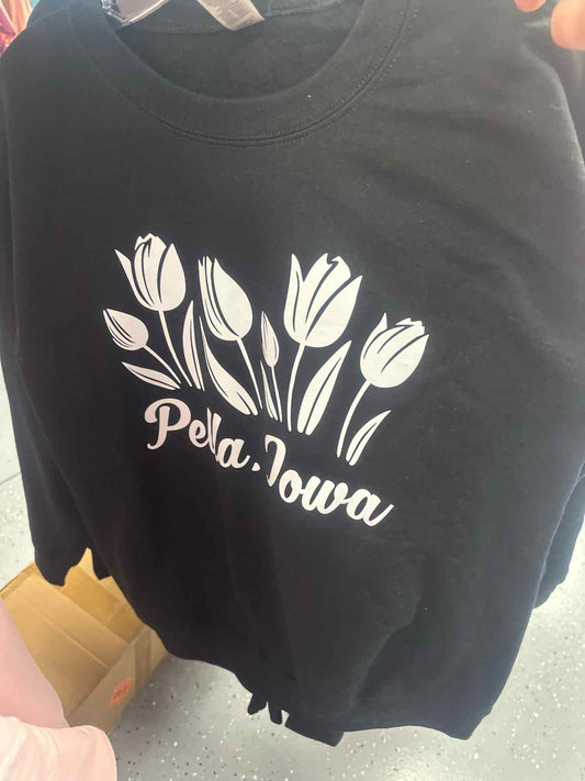 Unisex Size Large Pella Black Top
