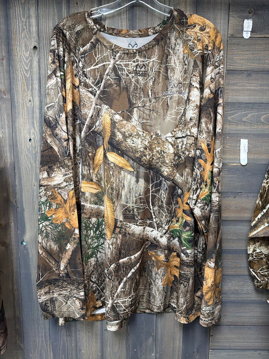 Men's Size 3X RealTree Green Long Sleeve