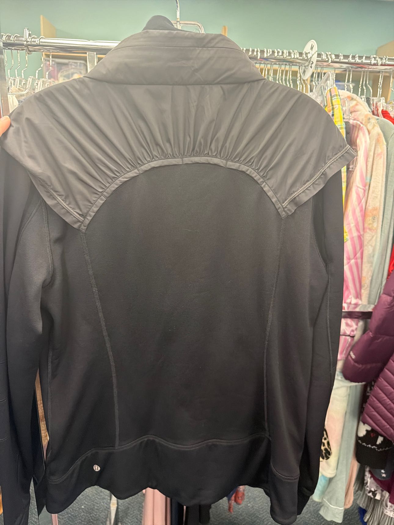 Women's Size 12 Lulu Lemon Black Fall Jacket