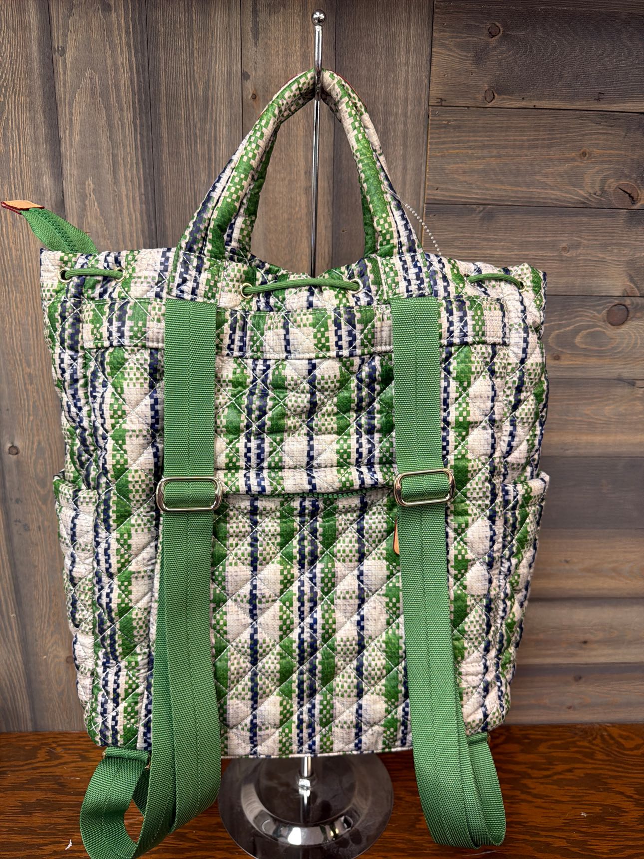 Women's Size X MZ Wallace Green Backpack