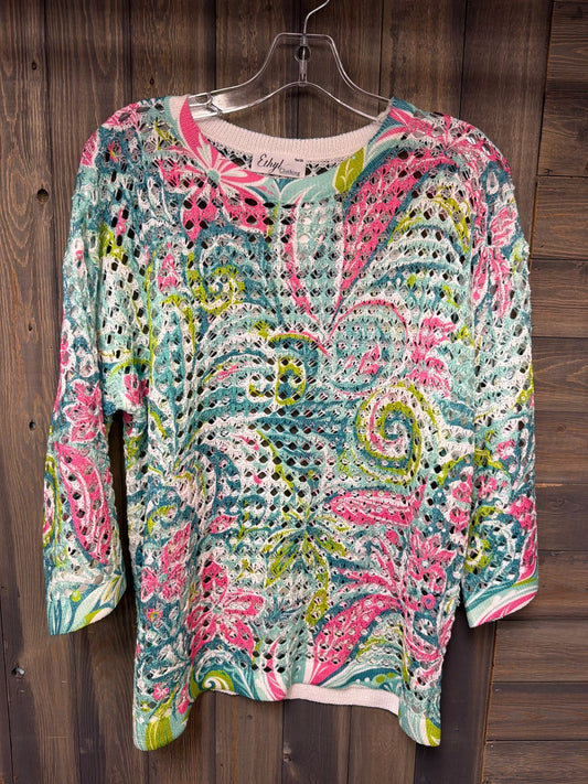 Women's Size S/M Ethyl Blue Sweater