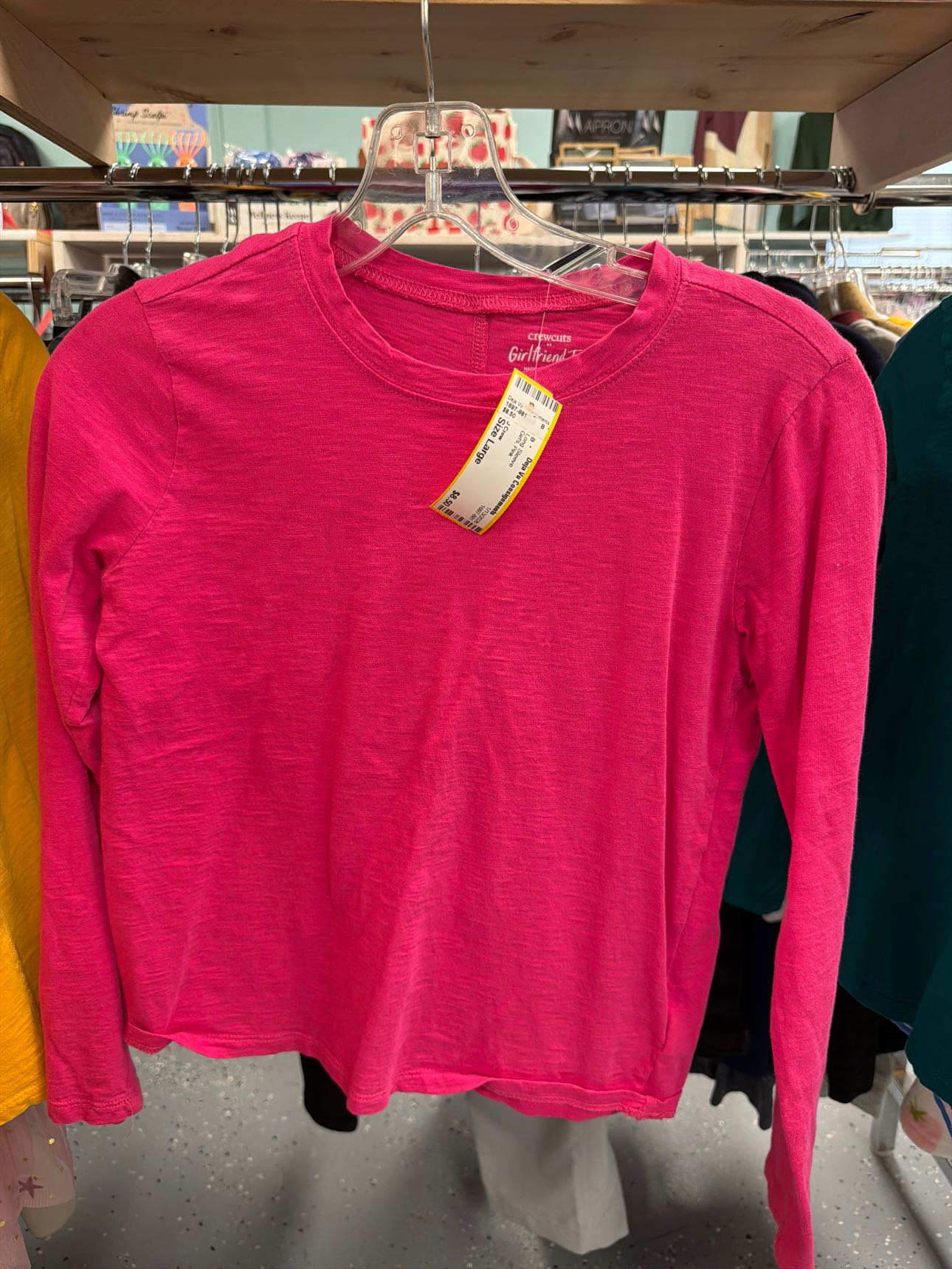 Girl's Size Large J Crew Pink Long Sleeve