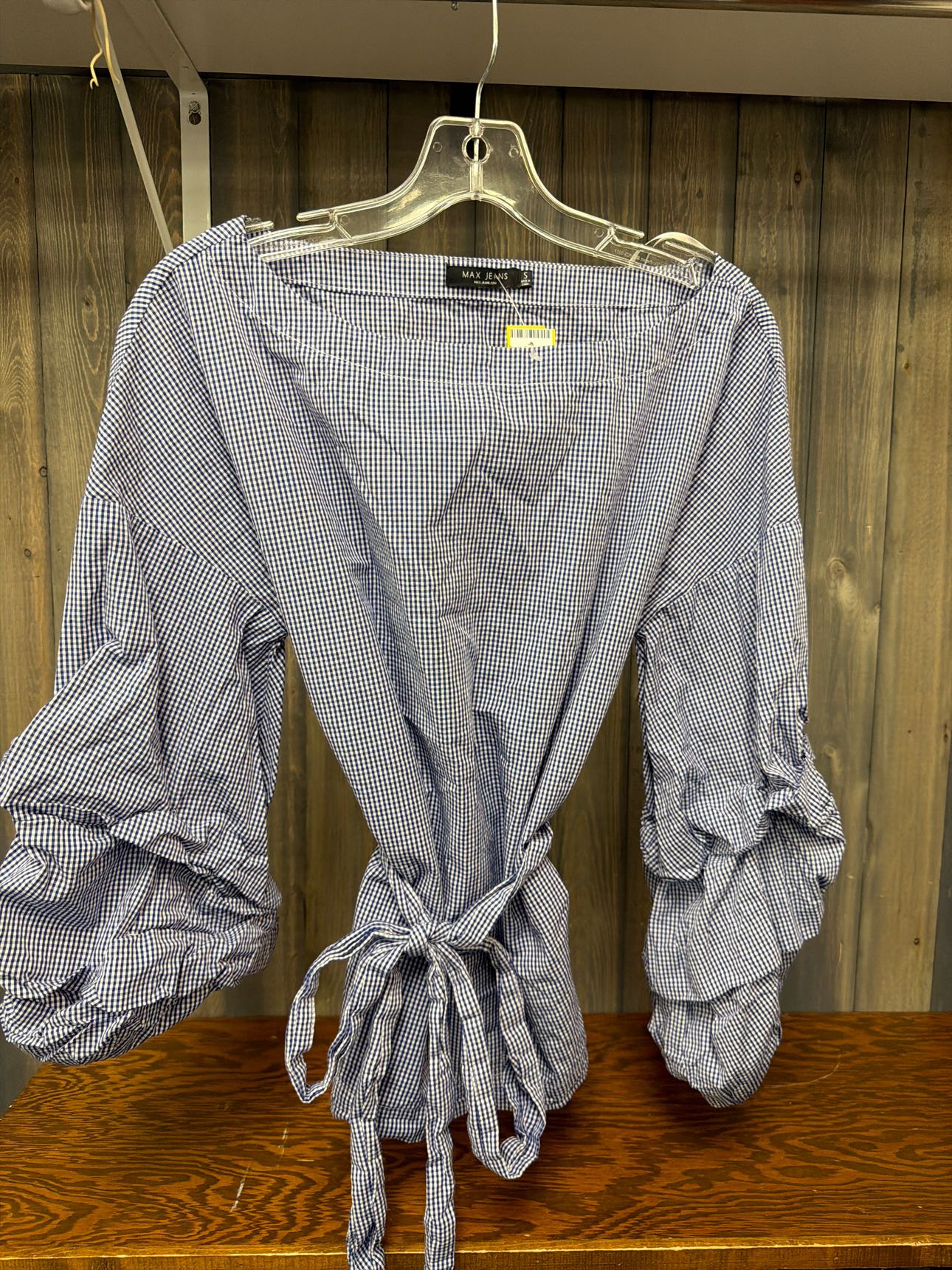 Women's Size Small Max Jeans Blue Top