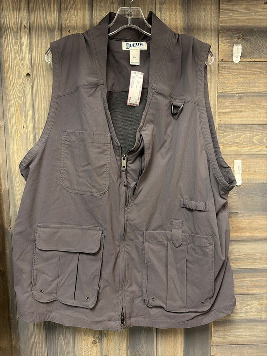 Men's Size 2X Duluth Gray Vest