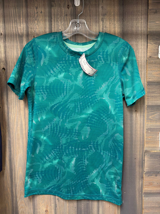 Boy's Size Medium All In Motion Teal Short Sleve