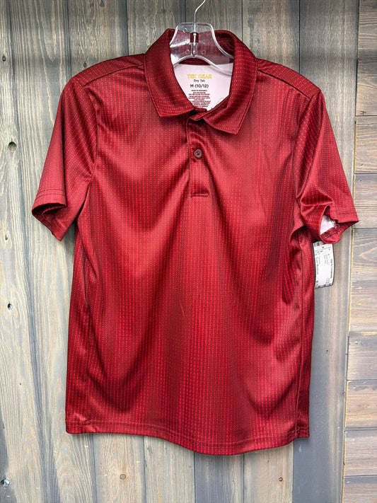 Boy's Size Medium Tek Gear Red Short Sleve