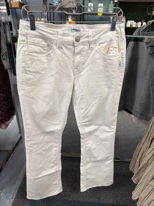 Boy's Size 28 Silver White Jeans