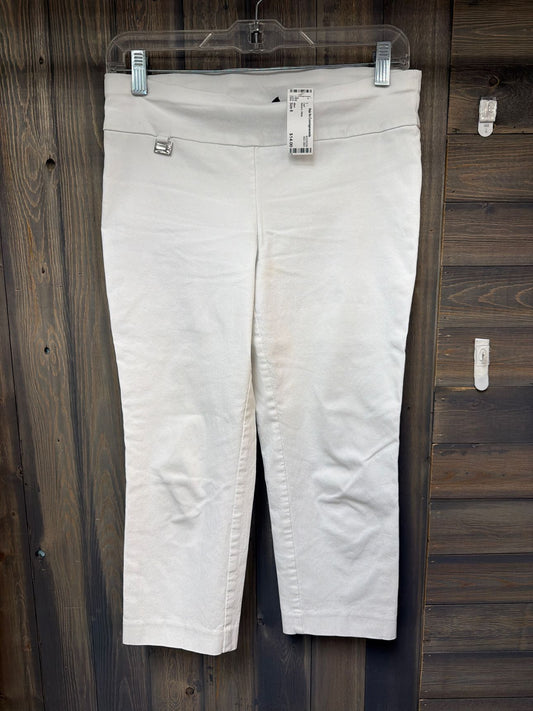 Women's Size 8 Alfani White Capri