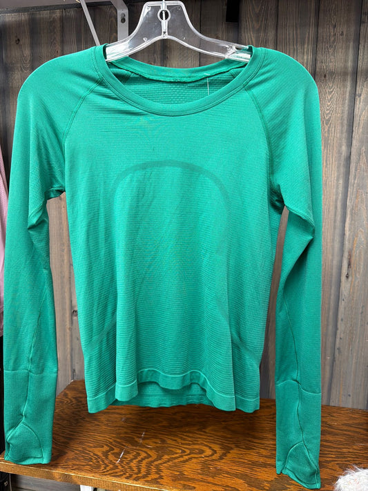 Women's Size 6 Lulu Lemon Green Workout Top