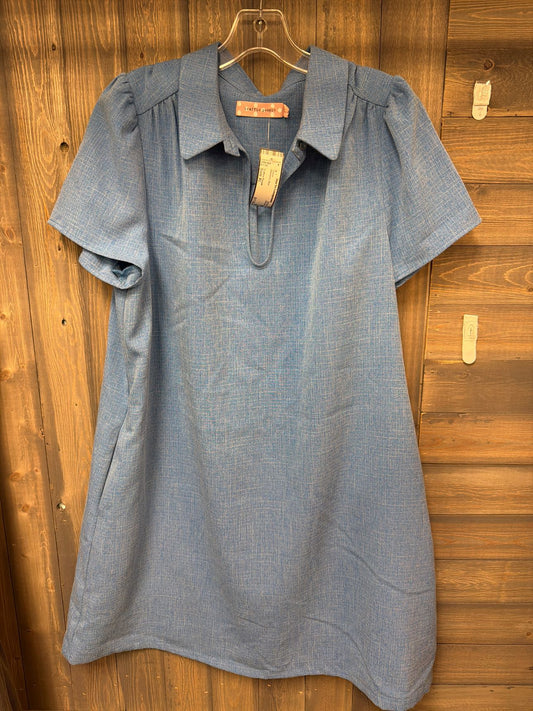 Women's Size XL Traffice People Blue Dress