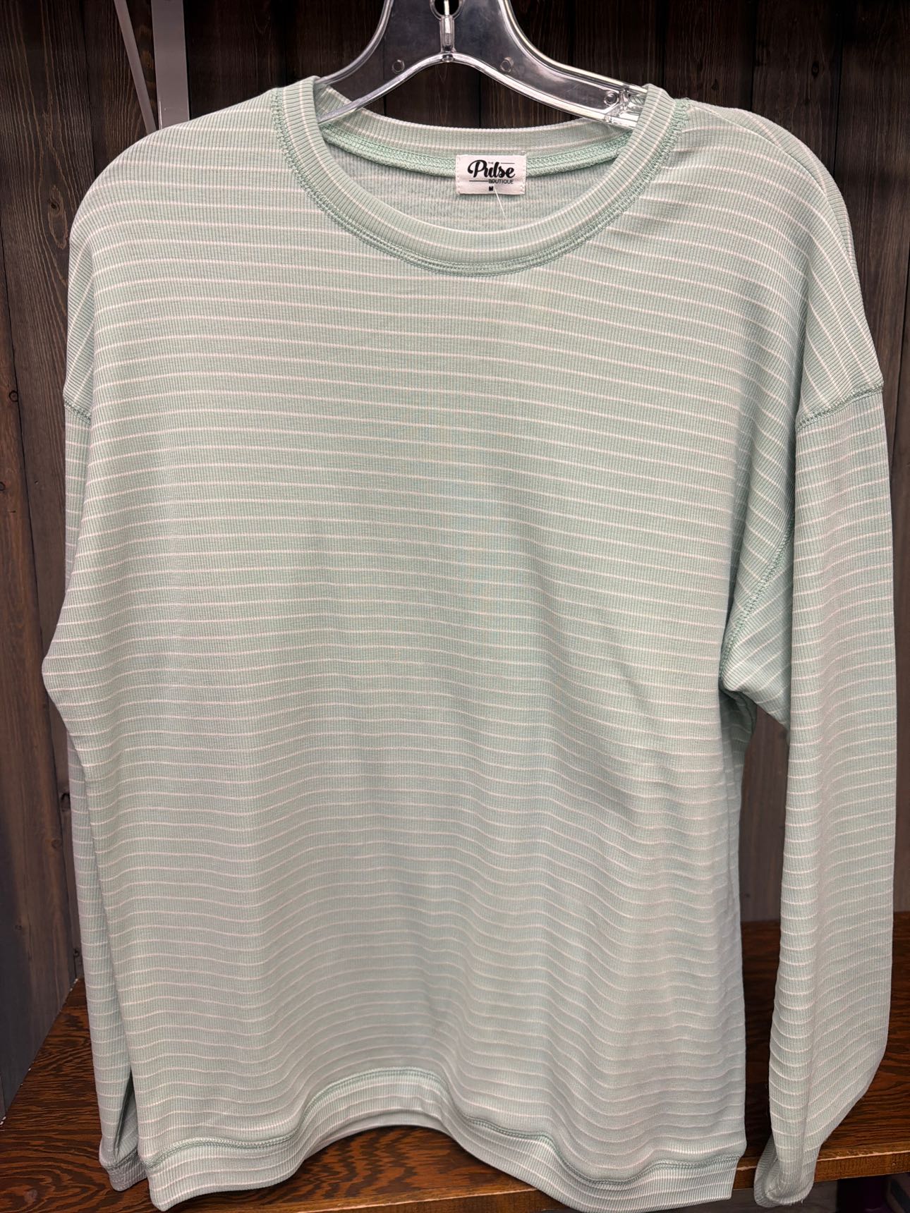 Women's Size Medium Pulse Mint Green Top
