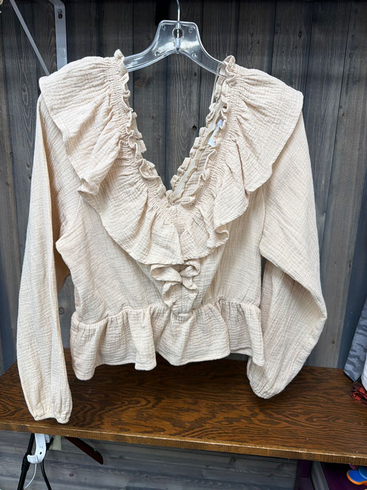 Junior's Size Large Lush Tan Tops