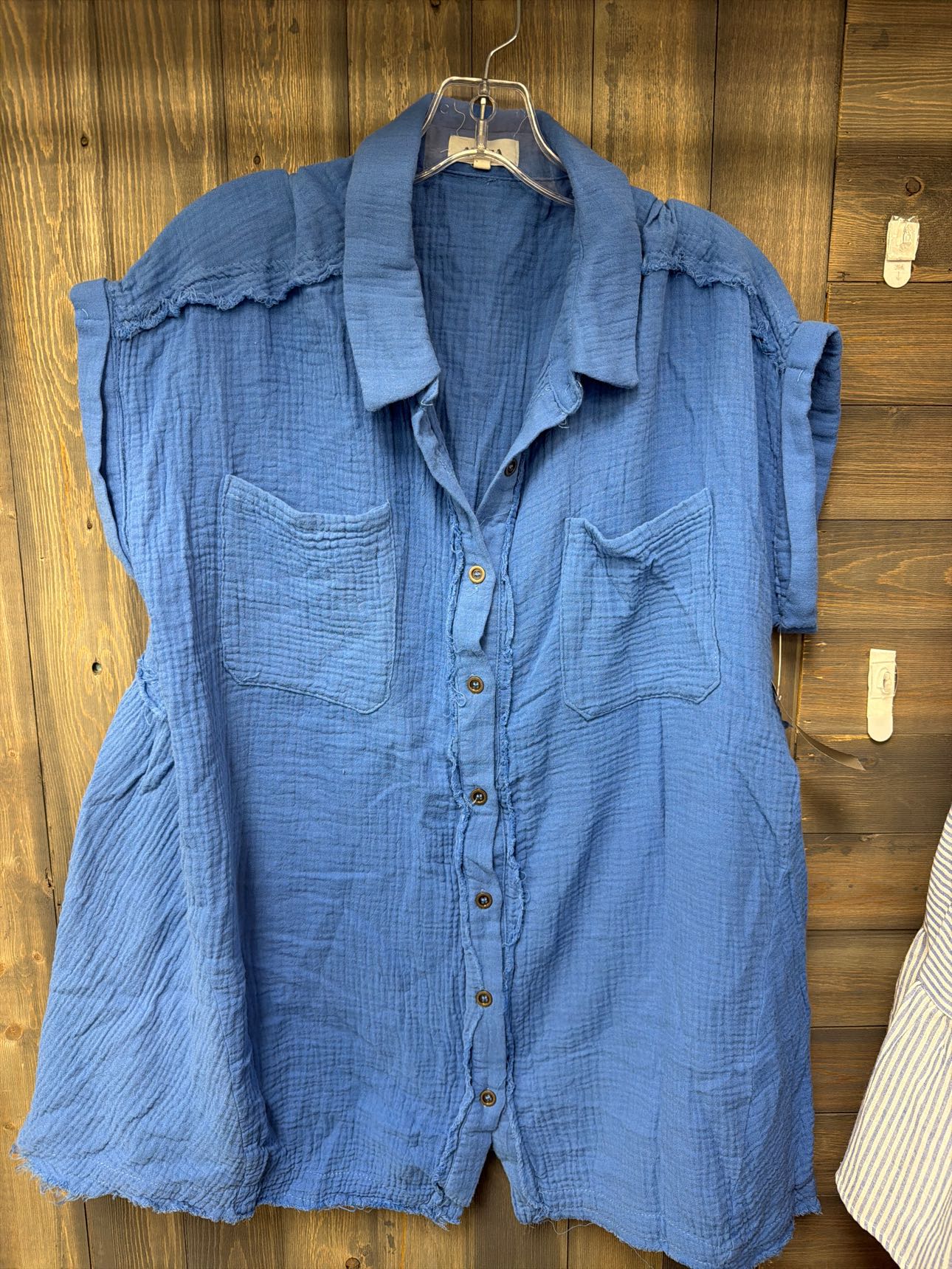Women's Size Large Adora Blue Top